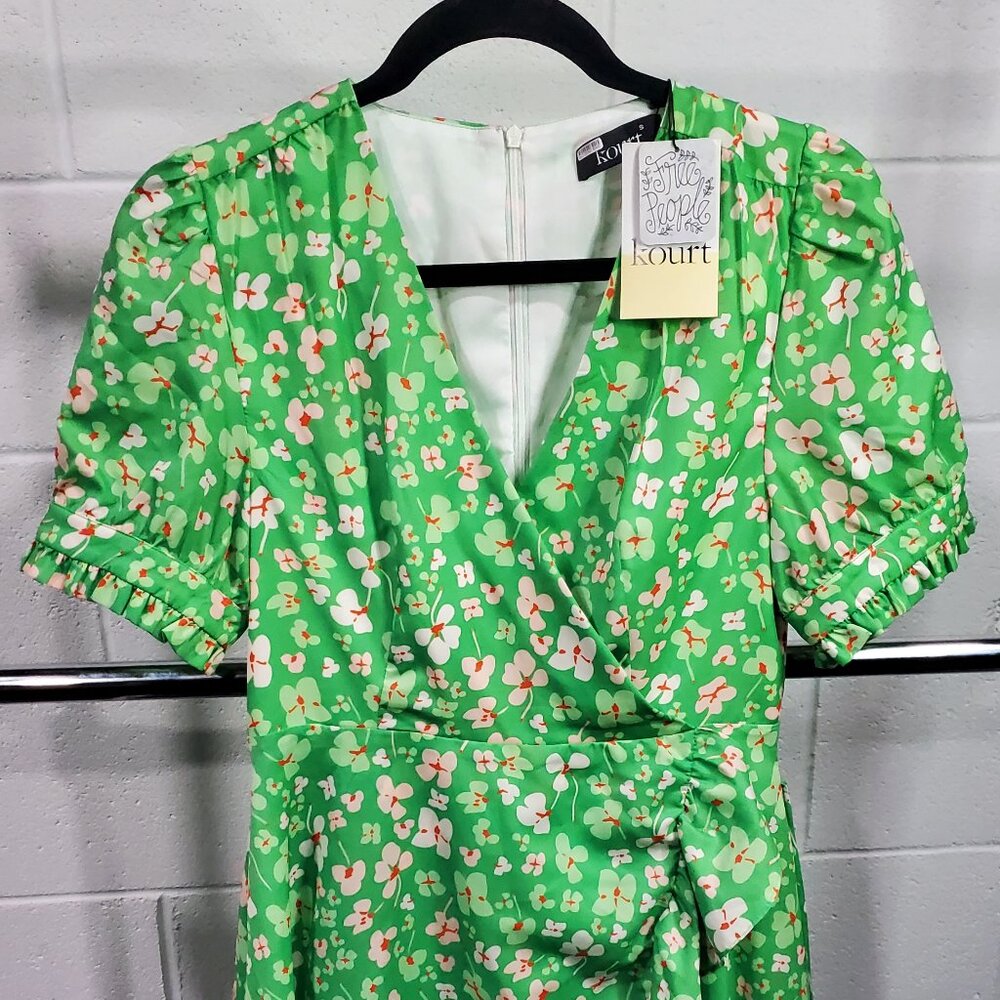 NWT Free People Kourt Rhoda Floral Mini Dress Size Small